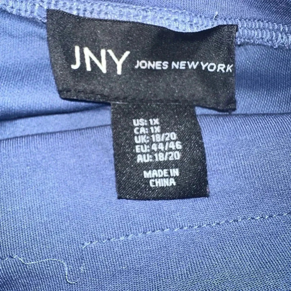 Jones New York Cowl Neck Drawstring Long Sleeve Pullover Top - Picture 7 of 7